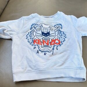 Kenzo Kids Light Blue Tiger Sweatshirt